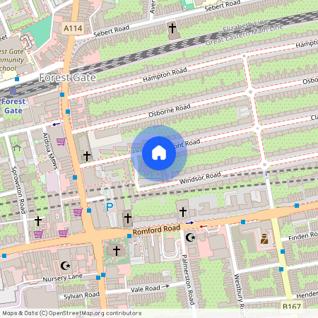 Point Terrace, Claremont Road, London, E7