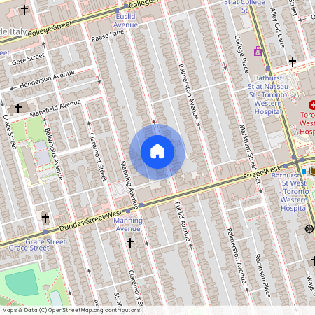 246 Euclid Avenue Unit# Basement Apt, Toronto