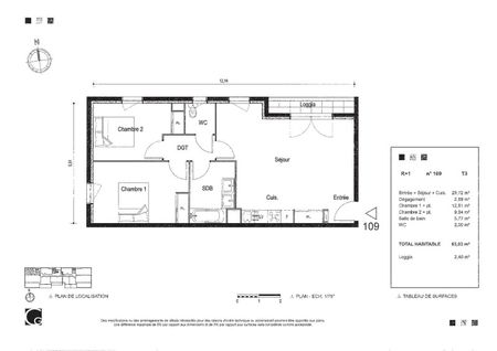 Location Appartement 3 pièces 63m² MONTPELLIER 34080 - Photo 5