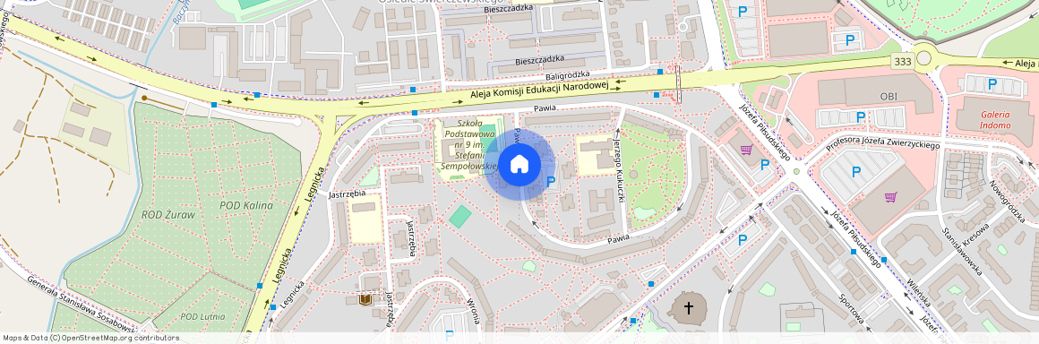 ul. Pawia, Lubin, lubiński, dolnośląskie