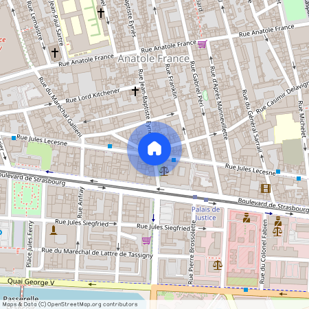Quartier Palais de justice, rue Jules Lecesne, 76600, Le Havre