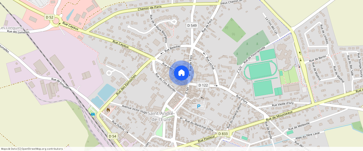 1 RUE Jules Cayaux, 27220 Saint Andre De L'Eure