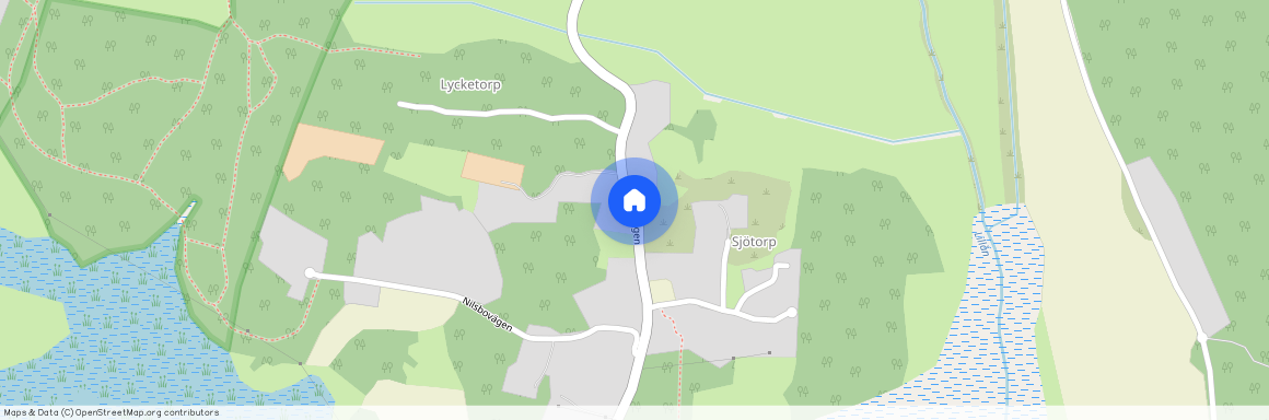 Fäjövägen, Lyckeby