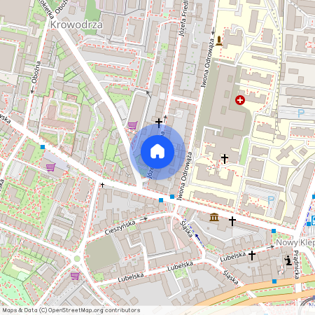 ul. Józefa Friedleina 7, Krowodrza, Krowodrza, Kraków, małopolskie