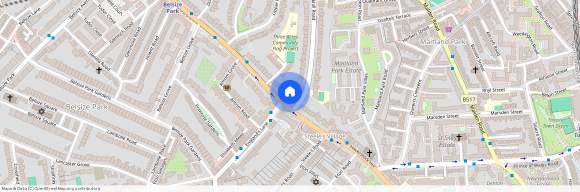 Haverstock Hill, Belsize, NW3