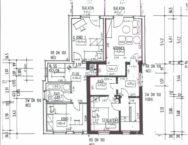 Renovierte 2- Zimmerwohnung mit eigenem Eingang, Balkon, Einbauküche und PKW- Stellplatz - Photo 1