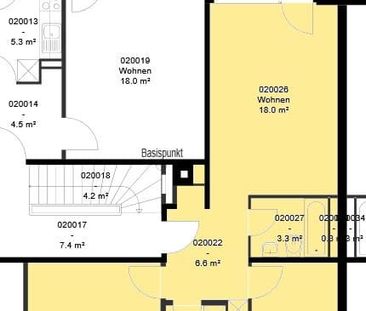 3 Zimmer, 60 m², 3. Stock - Foto 3