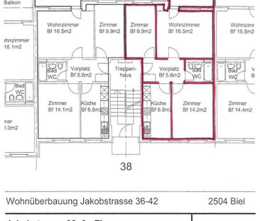 3 Zimmer, 59 m², 2. Stock - Photo 6