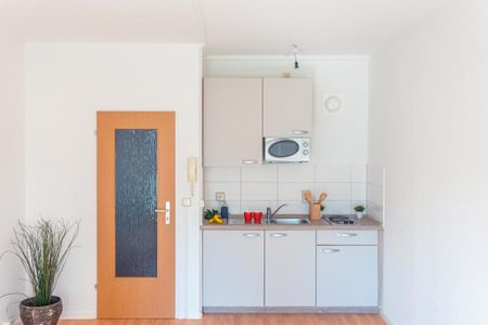 Kleine 1-Raum-Wohnung mit Einbauküche - Foto 4