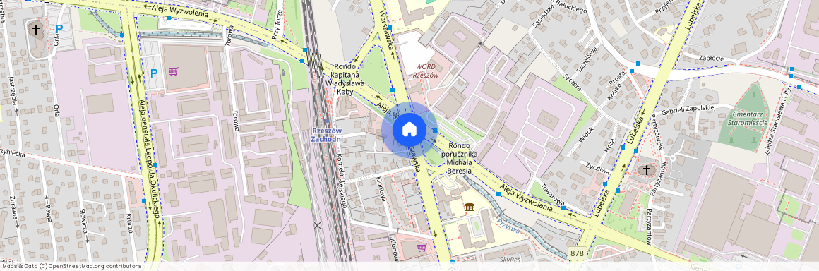 ul. Warszawska, 1000-Lecia, Rzeszów, podkarpackie