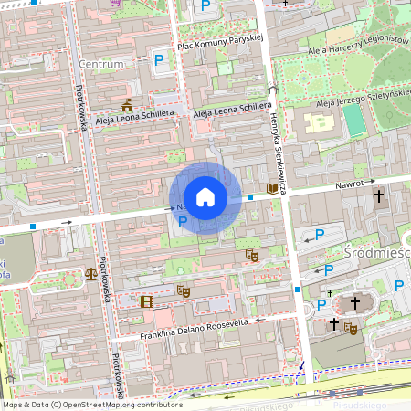 ul. Nawrot, Centrum, Śródmieście, Łódź, łódzkie