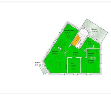 3.5 Zimmer, 80 m², 1. Stock - Photo 5