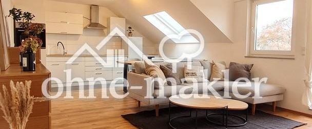 Erstbezug nach Sanierung – Exklusive, vollmöblierte Dachgeschosswohnung mit Dachterrasse & TG - Foto 1