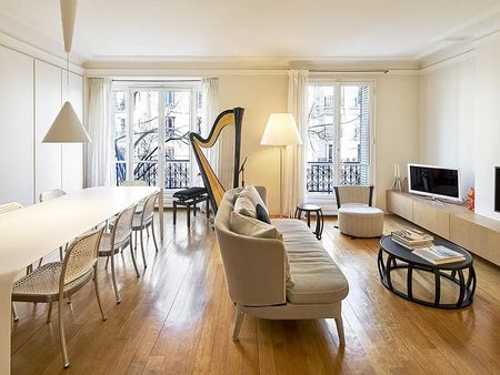 Location Appartement 3 pièces Meublé 89m² PARIS 15ème - Photo 3