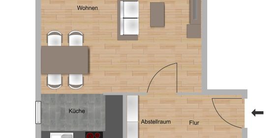 2-Zimmer-Wohnung mit Balkon und Aufzug in Hanau - Foto 3