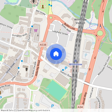 Station Road, Central Place Station Road, SK9