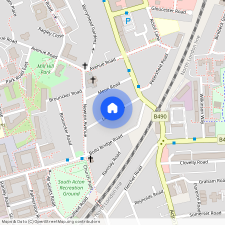 Leythe Road, Acton, Chiswick, Borders