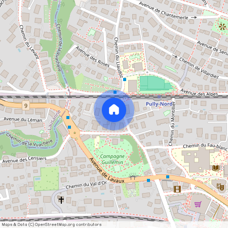 Av. Guillemin 6, 1009, Pully