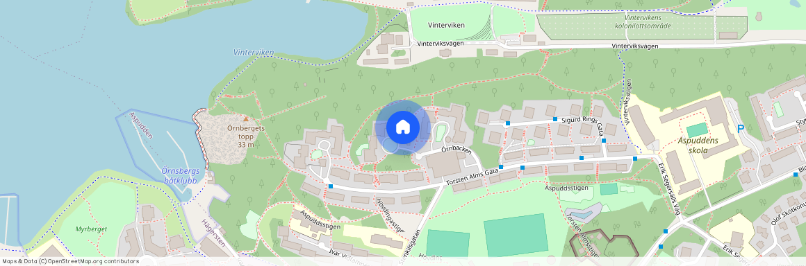 Örnbacken 22, Aspudden