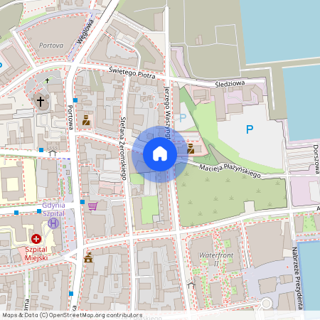 ul. Stefana Żeromskiego, Śródmieście, Gdynia, pomorskie