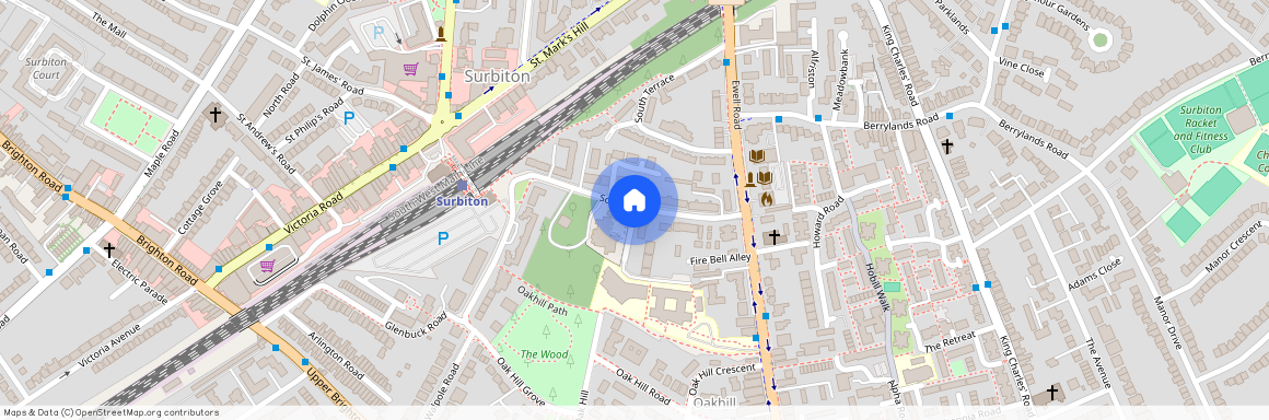 South Bank, Surbiton, KT6, London