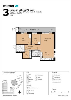 Kopparbergsvägen 37 A, 72214, VÄSTERÅS - Foto 1