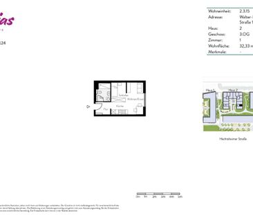 Modernes 1-Zimmer-Apartment mit Fußbodenheizung und EBK! - Foto 1