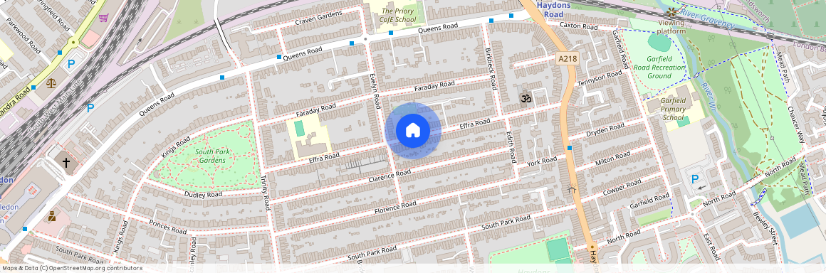 Effra Road, Wimbledon, SW19, London