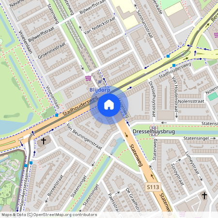 Blijdorp, 3039 HK, Statenweg, Rotterdam