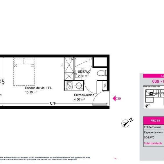 Location Appartement 1 pièce 22m² FRANQUEVILLE ST PIERRE 76520 - Photo 2