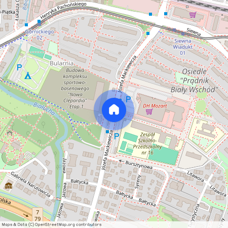 ul. Józefa Mackiewicza, Prądnik Biały Wschód, Prądnik Biały, Kraków, małopolskie