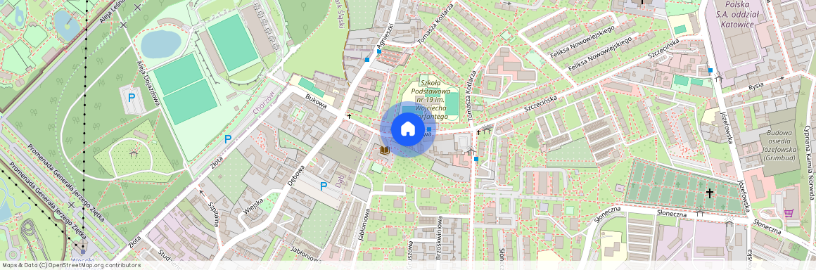 ul. Krzyżowa, Wełnowiec-Józefowiec, Katowice, śląskie