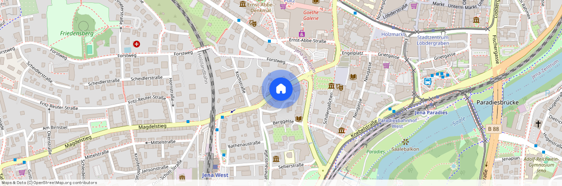 Westbahnhofstraße, 4, 07743, Jena