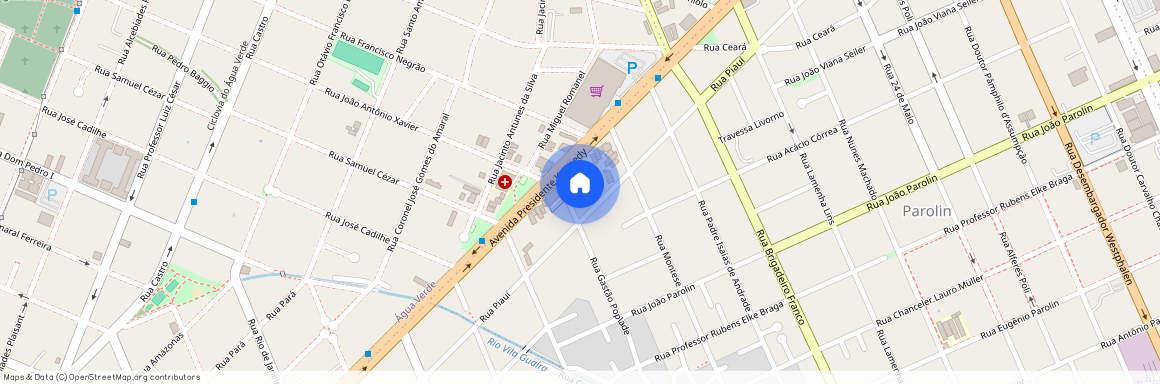 Rua Gastão Poplade, 59, Parolin - Curitiba - PR
