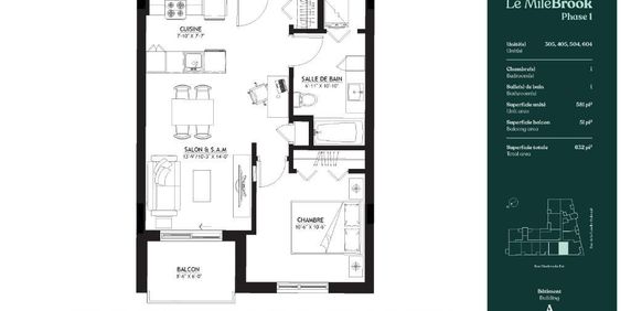 Le MileBrook : Habitations locatives 1 chambre à Pointe-aux-Trembles Montréal à louer - Condo / appartement / logement - Photo 2