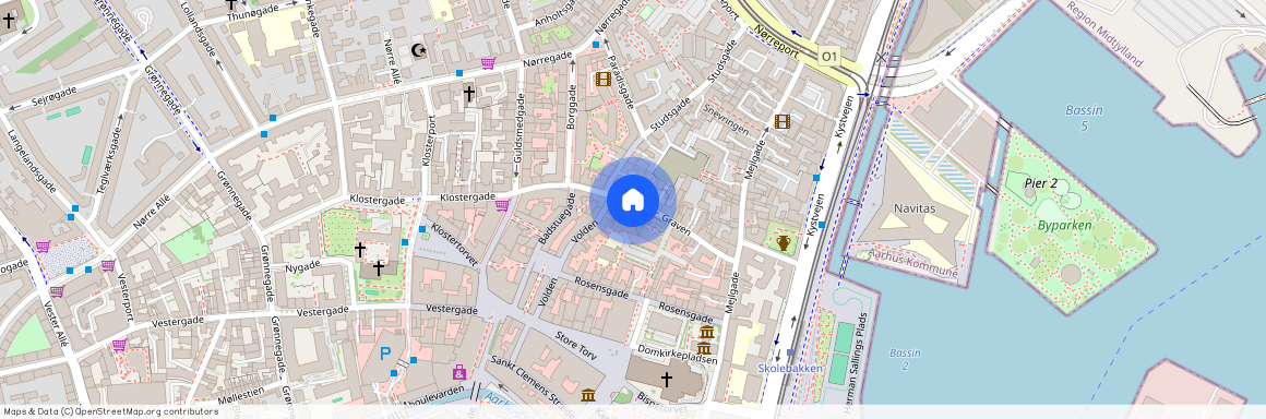 Graven 25, 1. th, 8000 Aarhus C