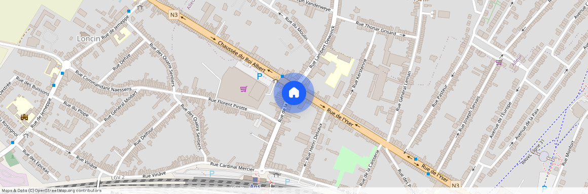 Rue de la Station 3 bus D6, 4430, Ans