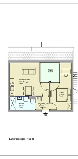 Annenstraße 32/38 - Helle und geräumige geförderte 2 Zimmerwohnung mit Loggia - Photo 1