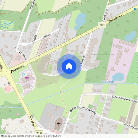 Pruszkowski, Pruszków, Żbików, Przy, Potoku