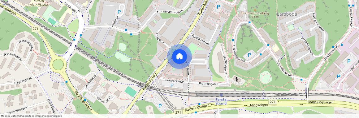 Farsta strand, Stockholm, Brattforsgatan 2