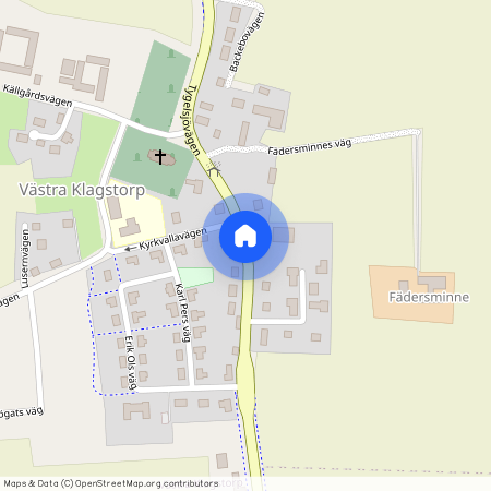 Vindögats väg, Tygelsjö