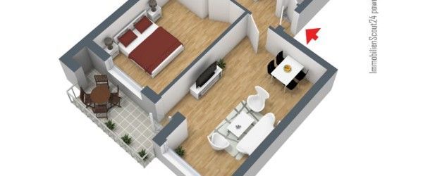 Smarter Wohnen: praktische 2-Zimmer-Wohnung - Foto 1