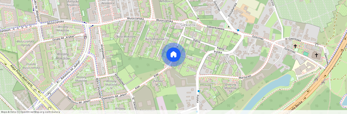 Warszawa, Mokotów, Warszawa, Mokotów, Kątna