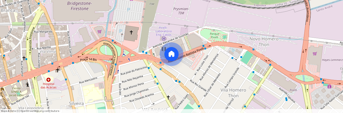 Rua Giovanni Battista Pirelli, 25, Vila Homero Thon, Santo André, São Paulo, 09111340