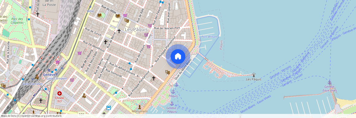 Quai du Mont-Blanc 23, Pâquis-Lac