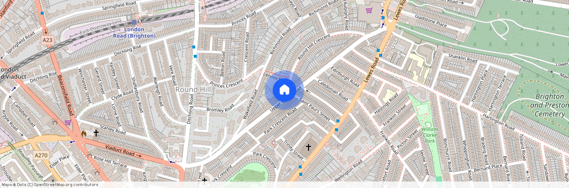 Upper Lewes Road, Brighton, East Sussex