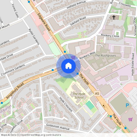 Flat 12, Bower House, 4 Henshaw Parade, The Hyde, London, NW9 6GJ