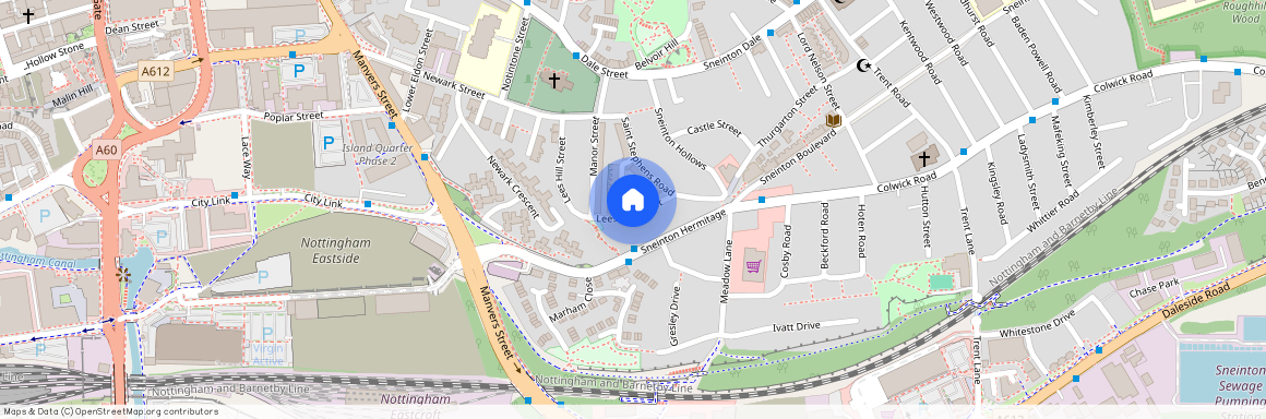 Lees Hill Street, Nottingham, Nottinghamshire, NG2