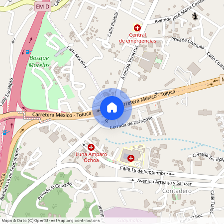 Carr. México - Toluca, Contadero, Ciudad de México, Departamento, Ciudad de México