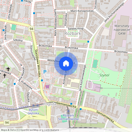 ul. Królowej Jadwigi, Rozbark, Bytom, śląskie